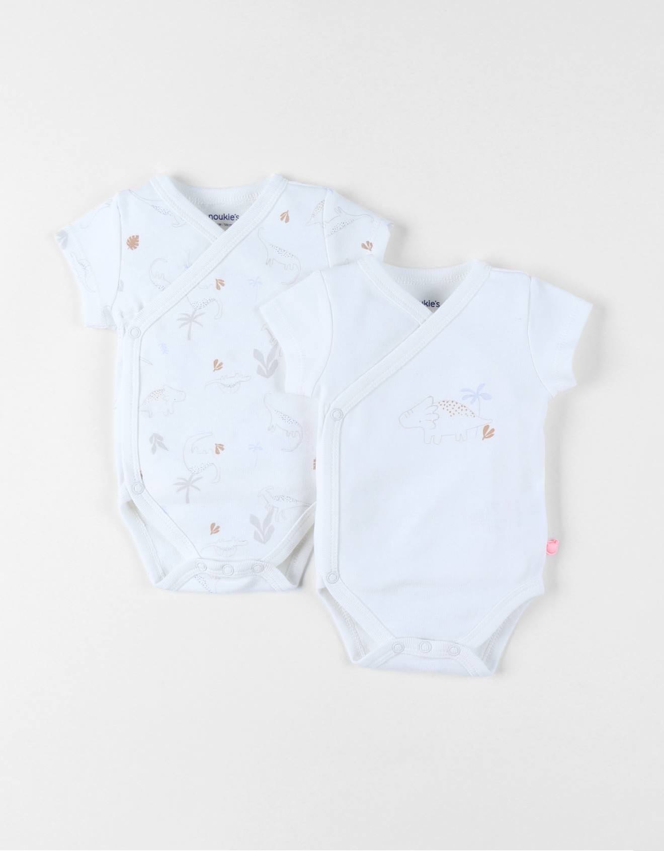 Lot De 2 Bodys Coton Blanc