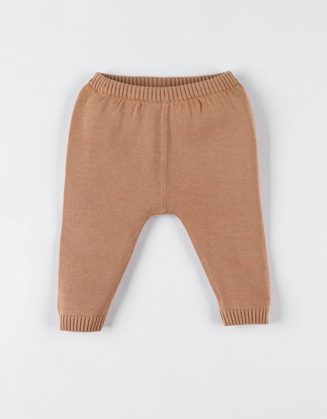 Noukies - Legging En Tricot Bio Fin Marron