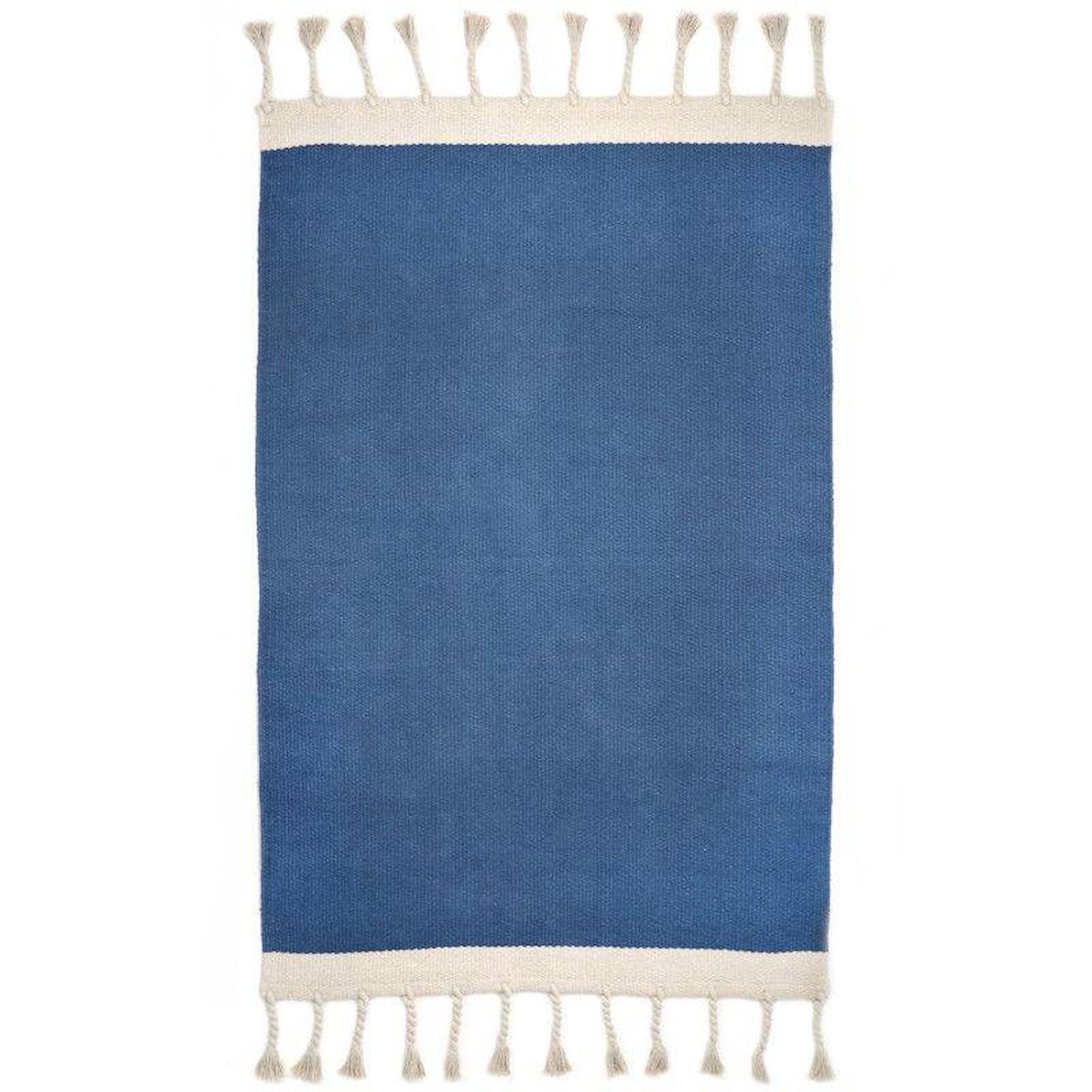 Nattiot - Tapis Coton Lisboa Bleu