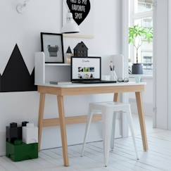 Chambre et rangement-Chambre-Bureau, table-Bureau primaire-Bureau enfant bois massif yuki