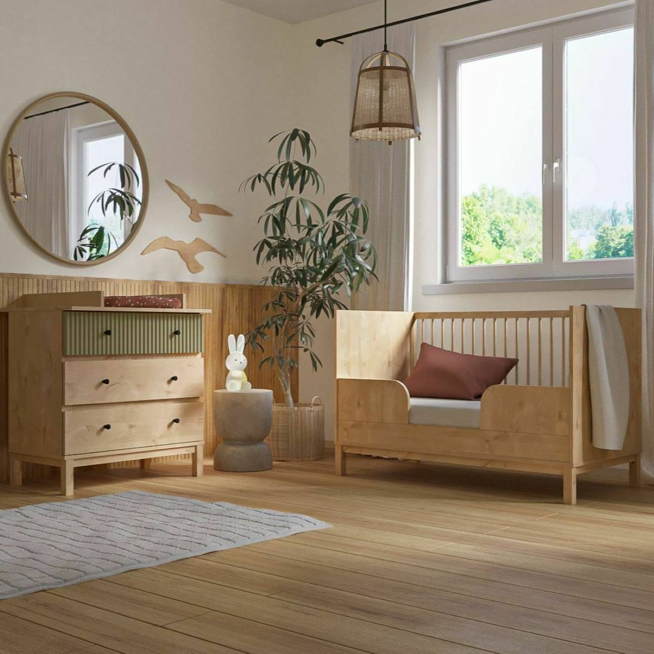 Chambre Complète Bébé Kiwi Bois