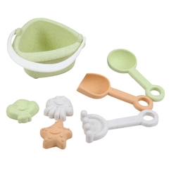 Jouet-Jeux de plein air-Mini set de plage & jardin - 7 pièces en paille de blé
