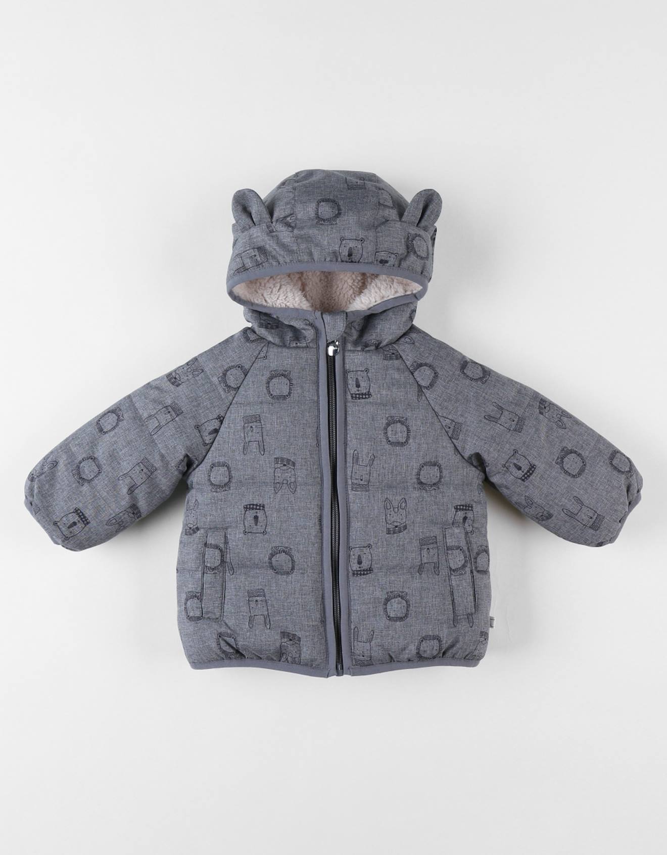 Veste Déperlante Groloudoux® Et Sherpa Gris
