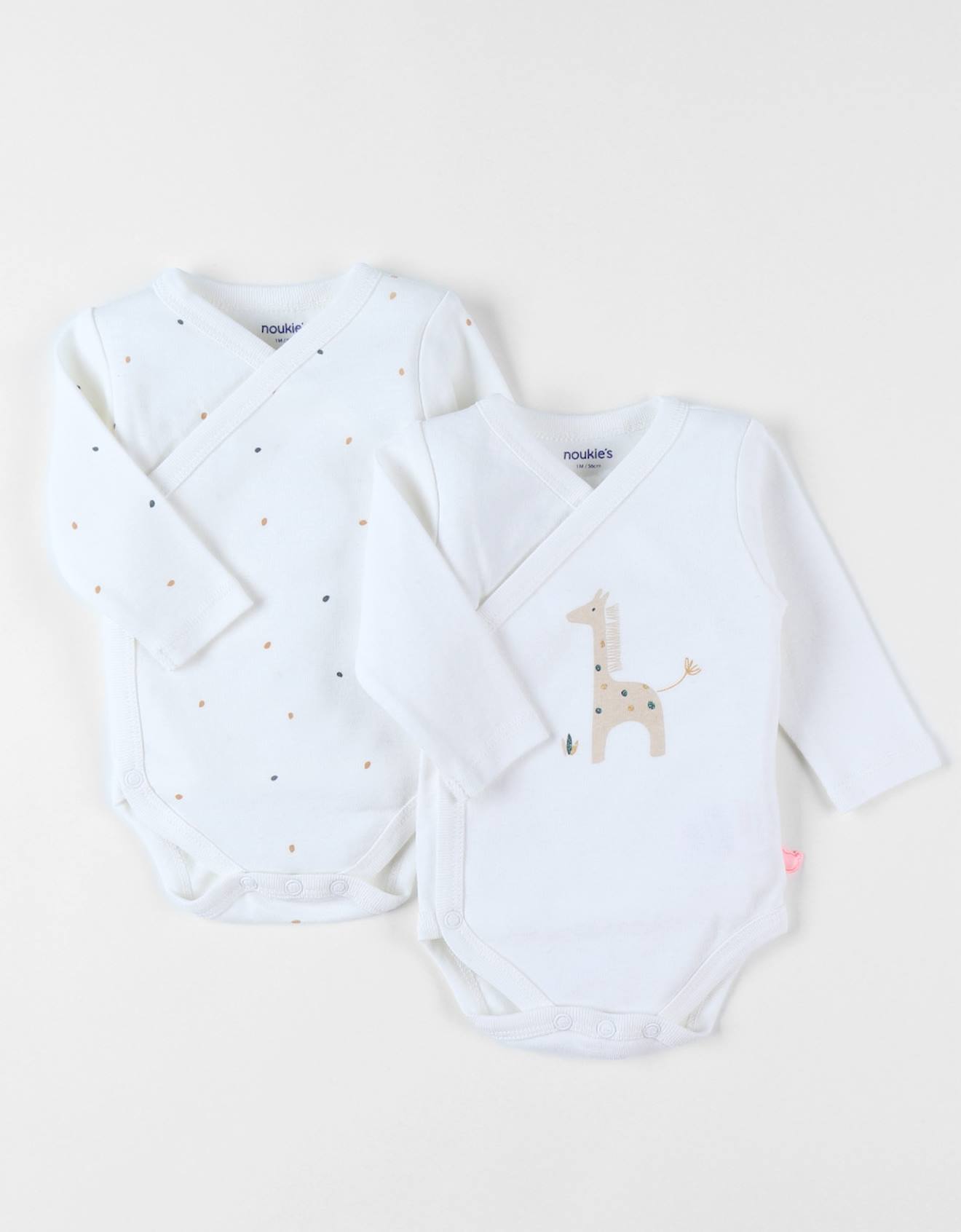 Noukies - Set De 2 Bodies En Coton Blanc