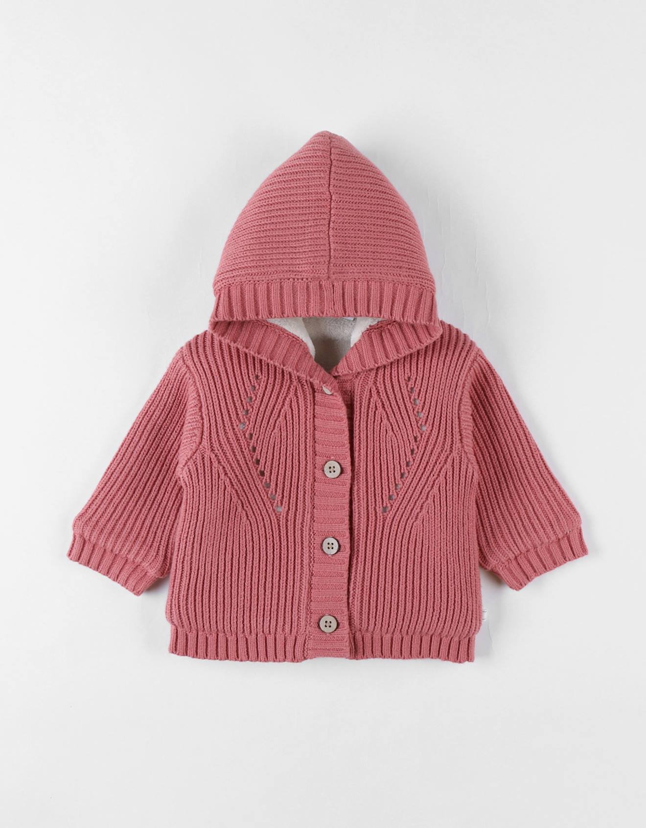 Mantelet En Tricot Rose