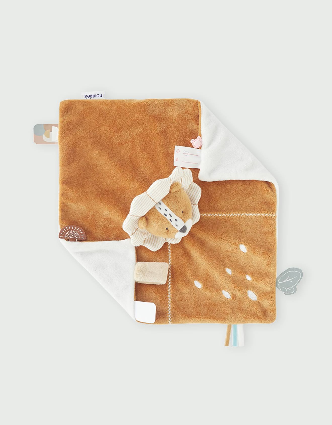 Noukies - Doudou Babou En Veloudoux Marron