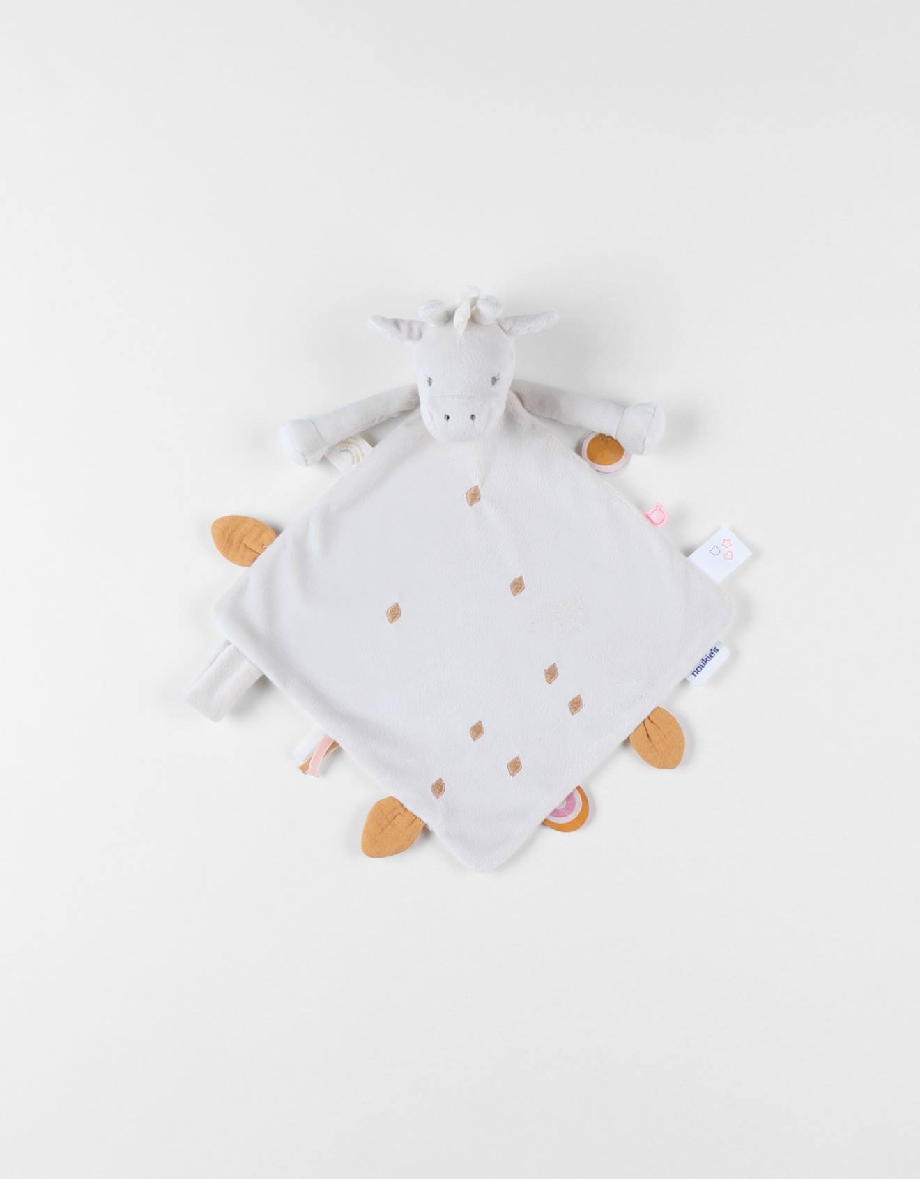 Noukies - Doudou Gigi En Veloudoux® Blanc