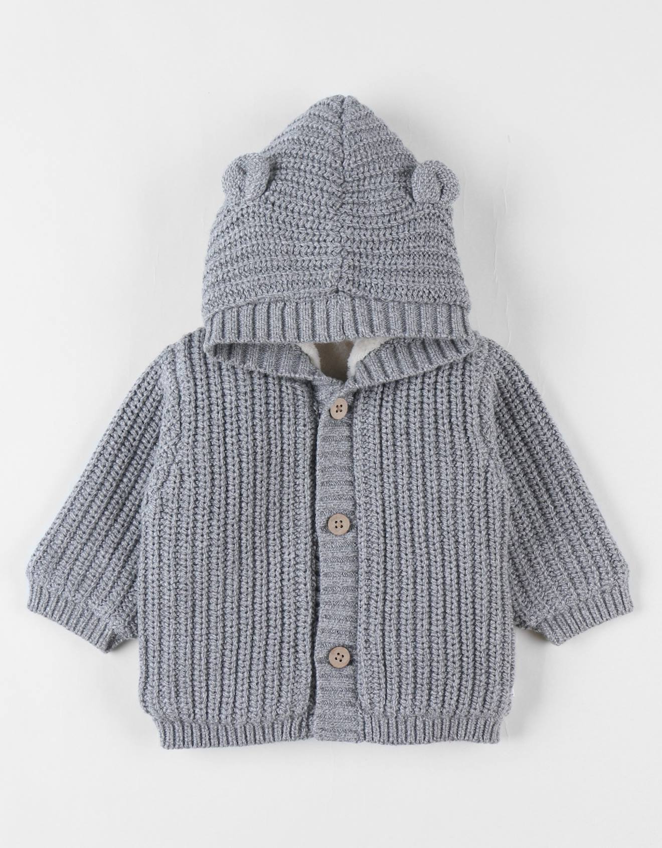 Mantelet En Tricot Gris