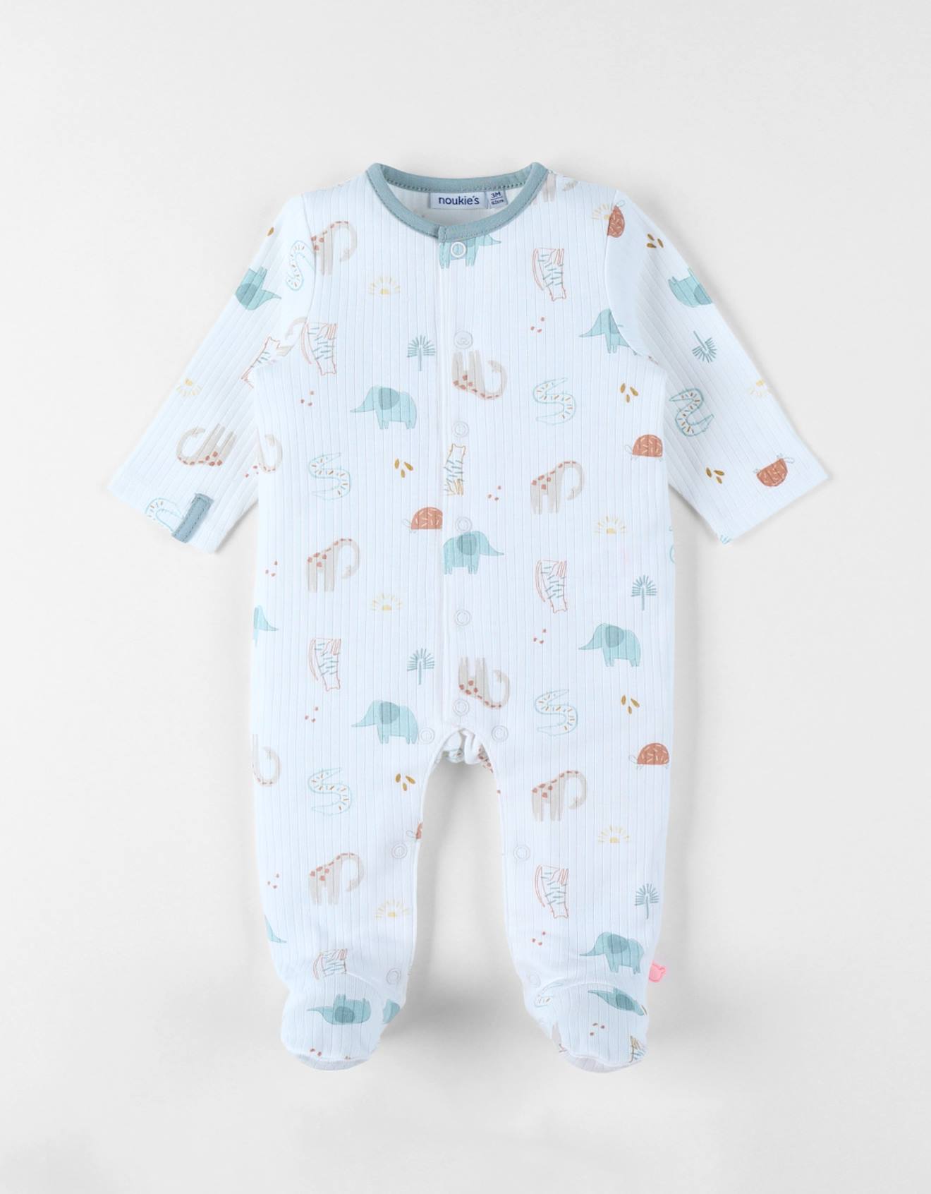 Noukies - Pyjama Bébé Jersey Fantaisie Blanc
