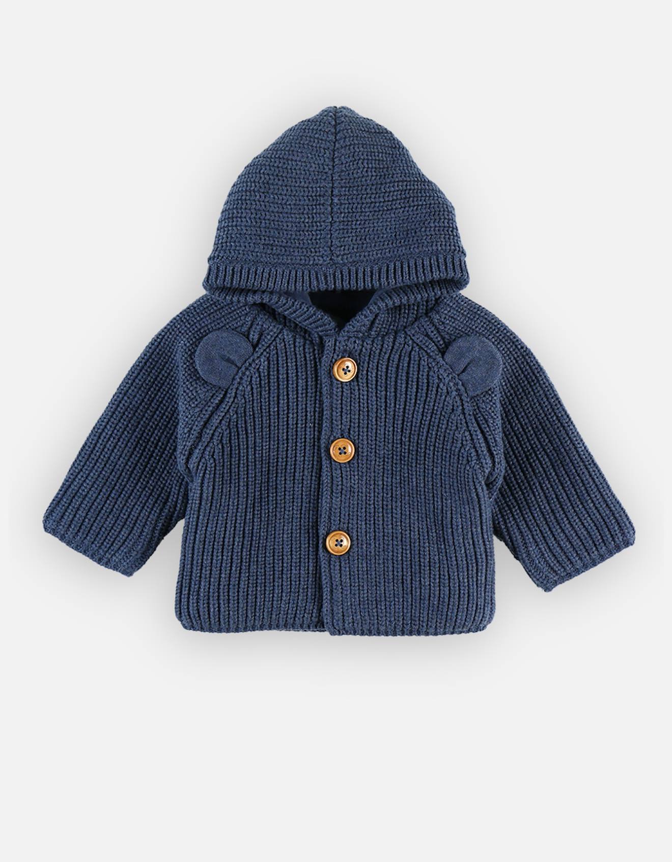 Mantelet En Tricot Bleu