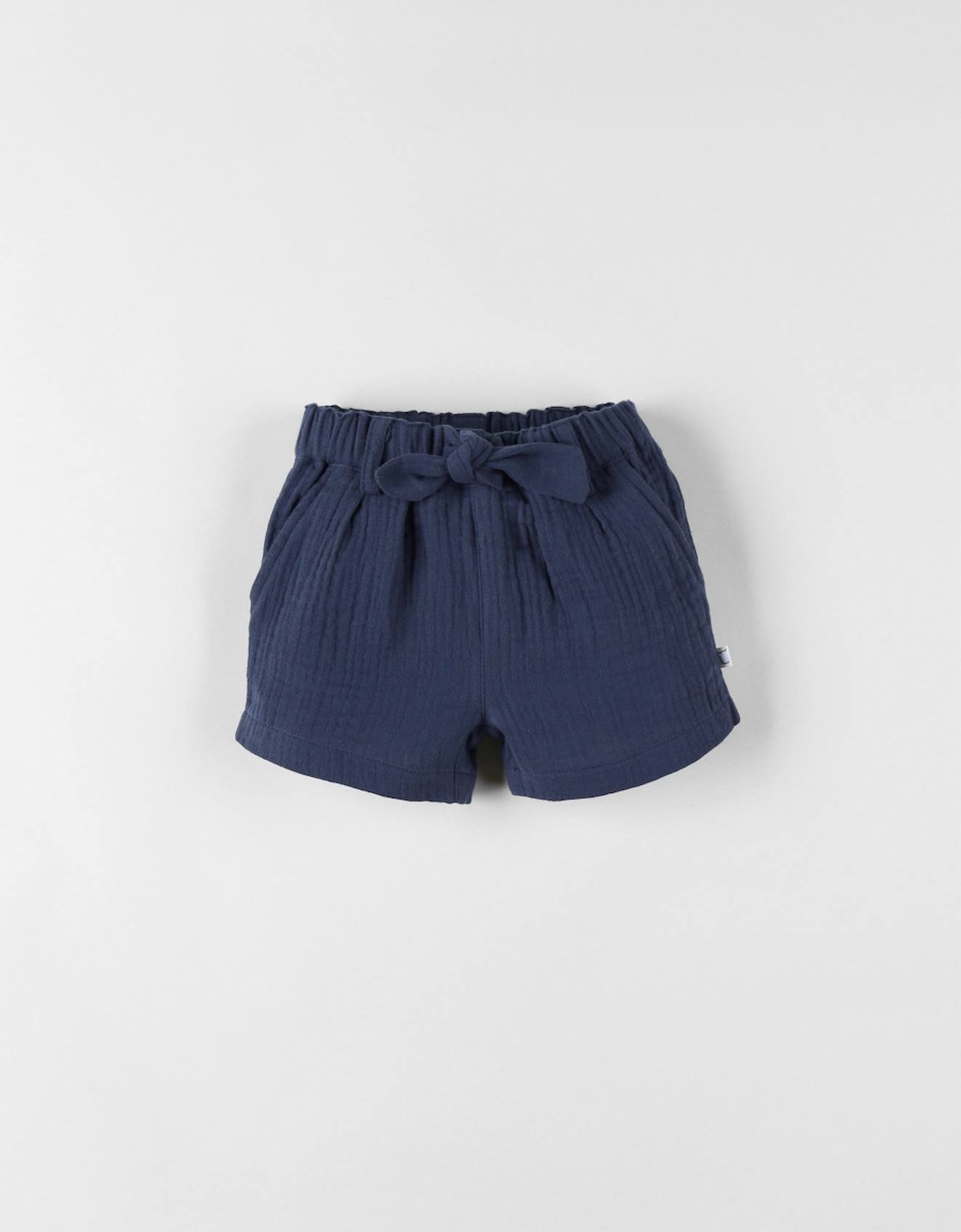 Noukies - Short En Mousseline De Coton Bleu