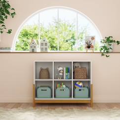 Chambre et rangement-Rangement-Étagère 6 cubes horizontale kenan