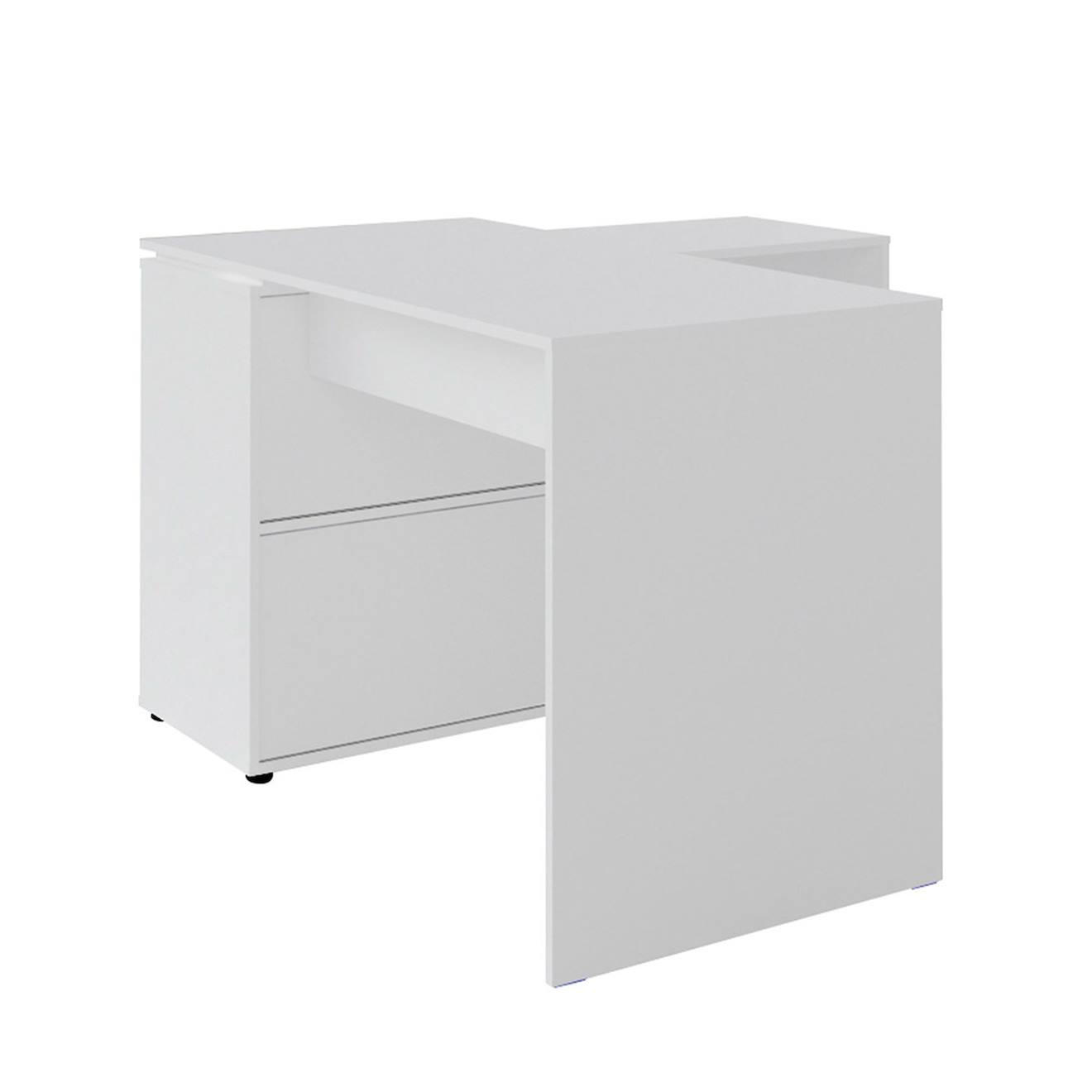 Bureau D'angle Angus Blanc