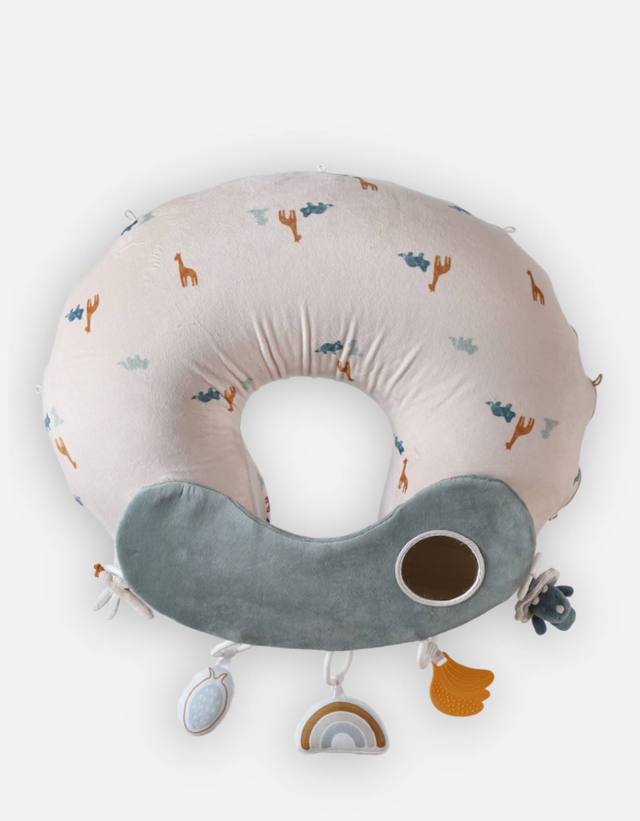 Coussin D'activités Veloudoux Tso Évolutif Beige