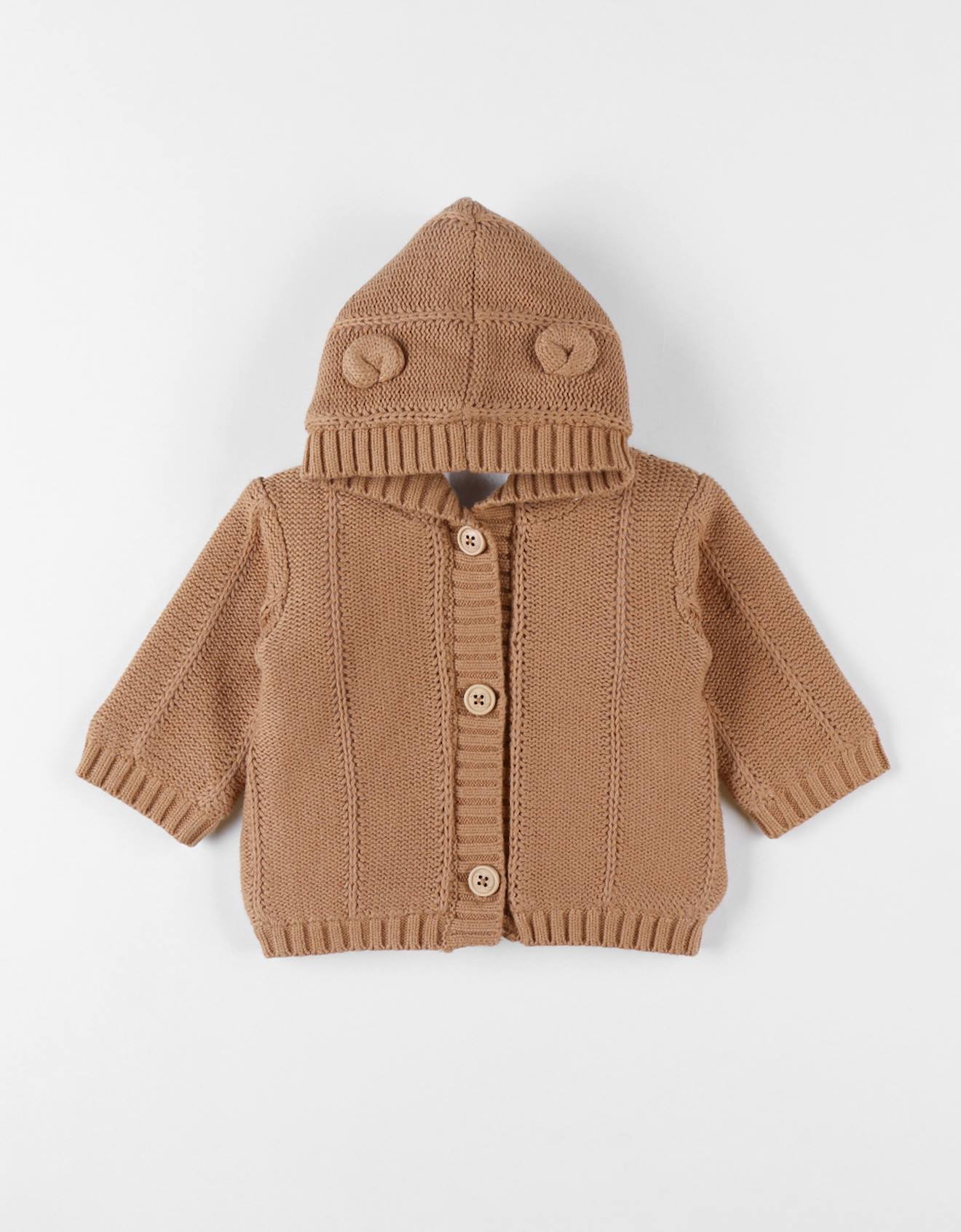 Noukies - Mantelet En Tricot Marron
