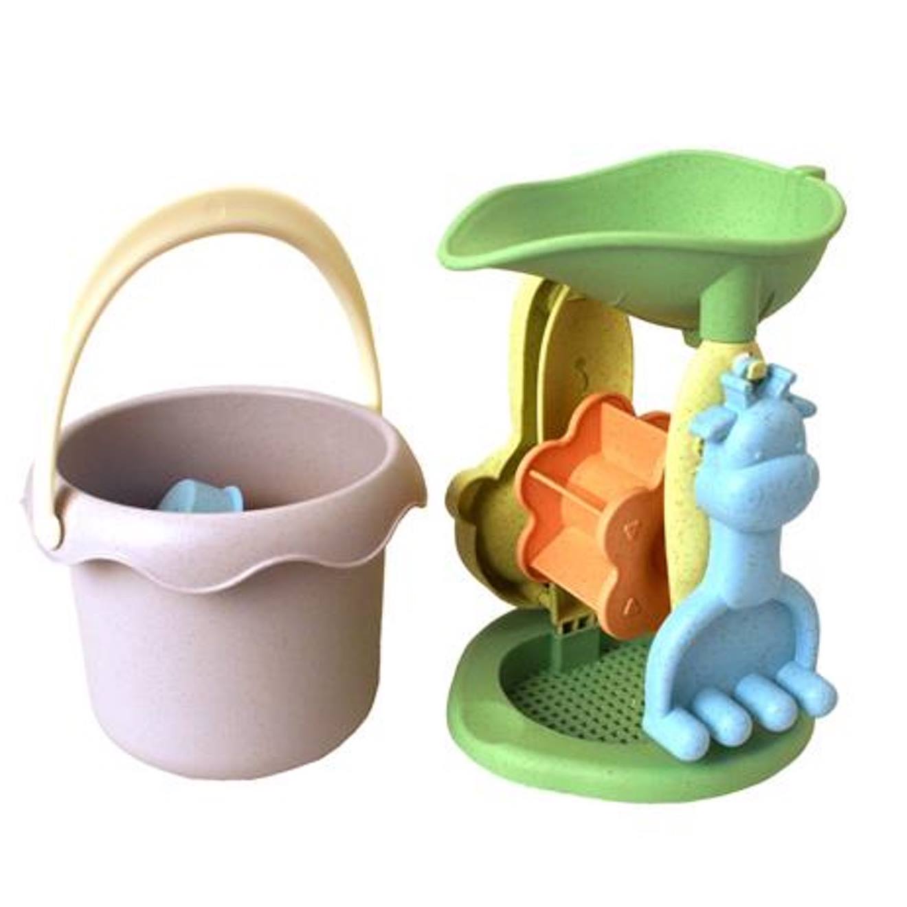Set De Plage & Jardin - 8 Pièces Moulin En Paille De Blé Multicolore (Magni) - Image 2