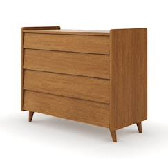 Puériculture-Commode 4 tiroirs bois massif peter