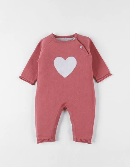 Bébé-Salopette, combinaison-Combinaison tricot