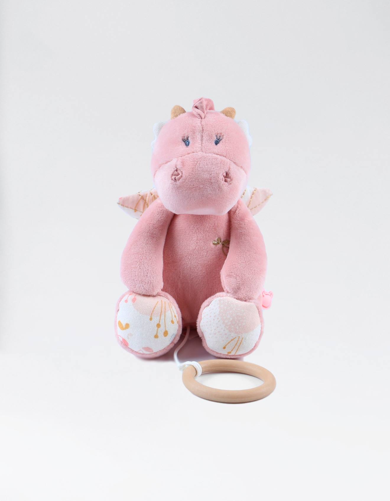 Peluche Mini-musicale Veloudoux Lina & Joy Rose