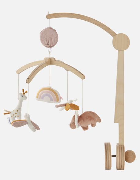 Noukie's - Mobile Musical En Bois Popsie Blanc