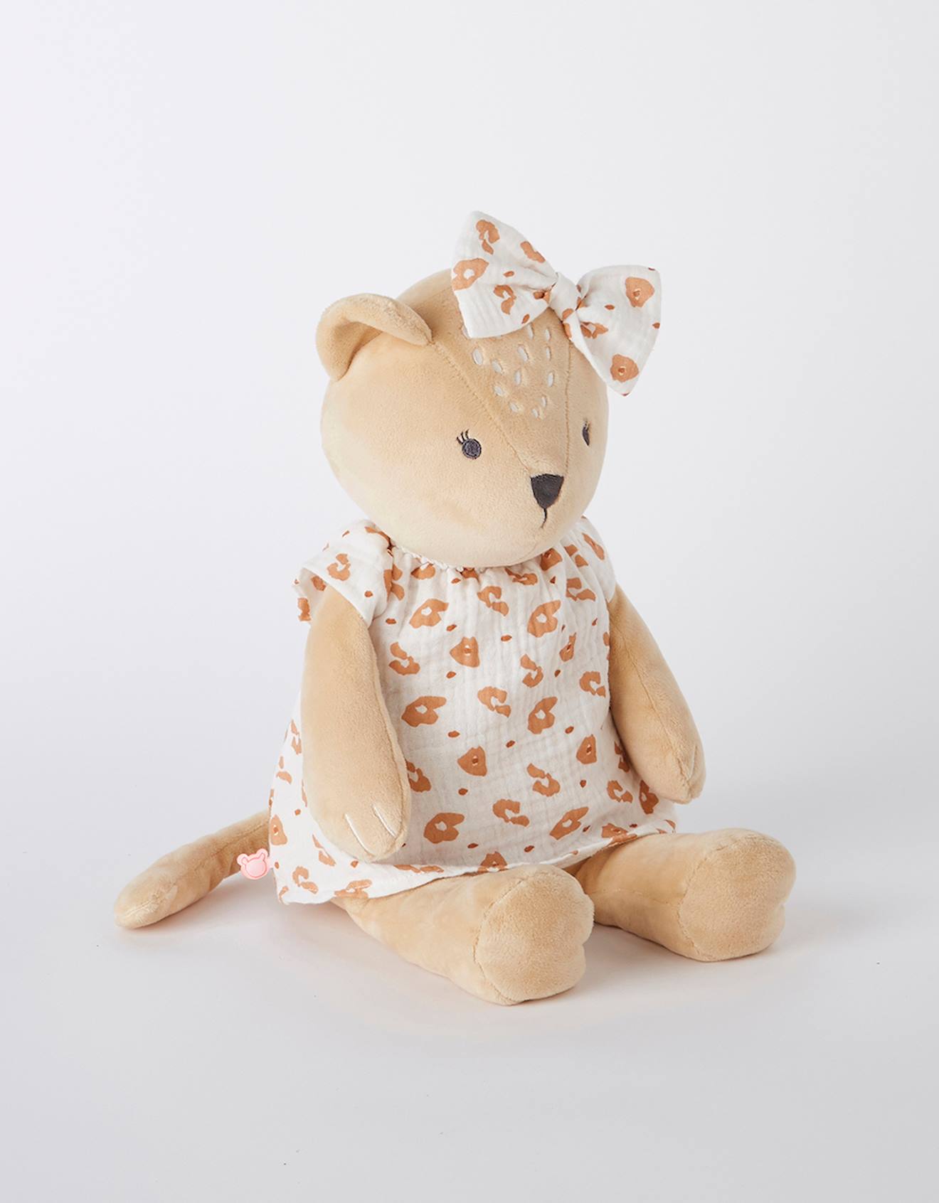 Peluche Medium Kendi En Veloudoux Beige