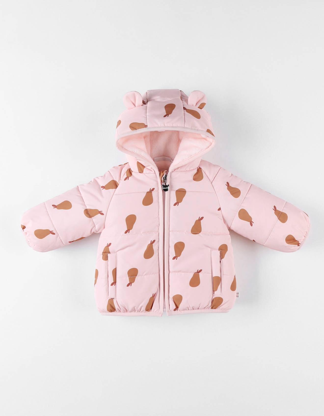 Noukies - Veste Déperlante Poires Doublée De Groloudoux Rose