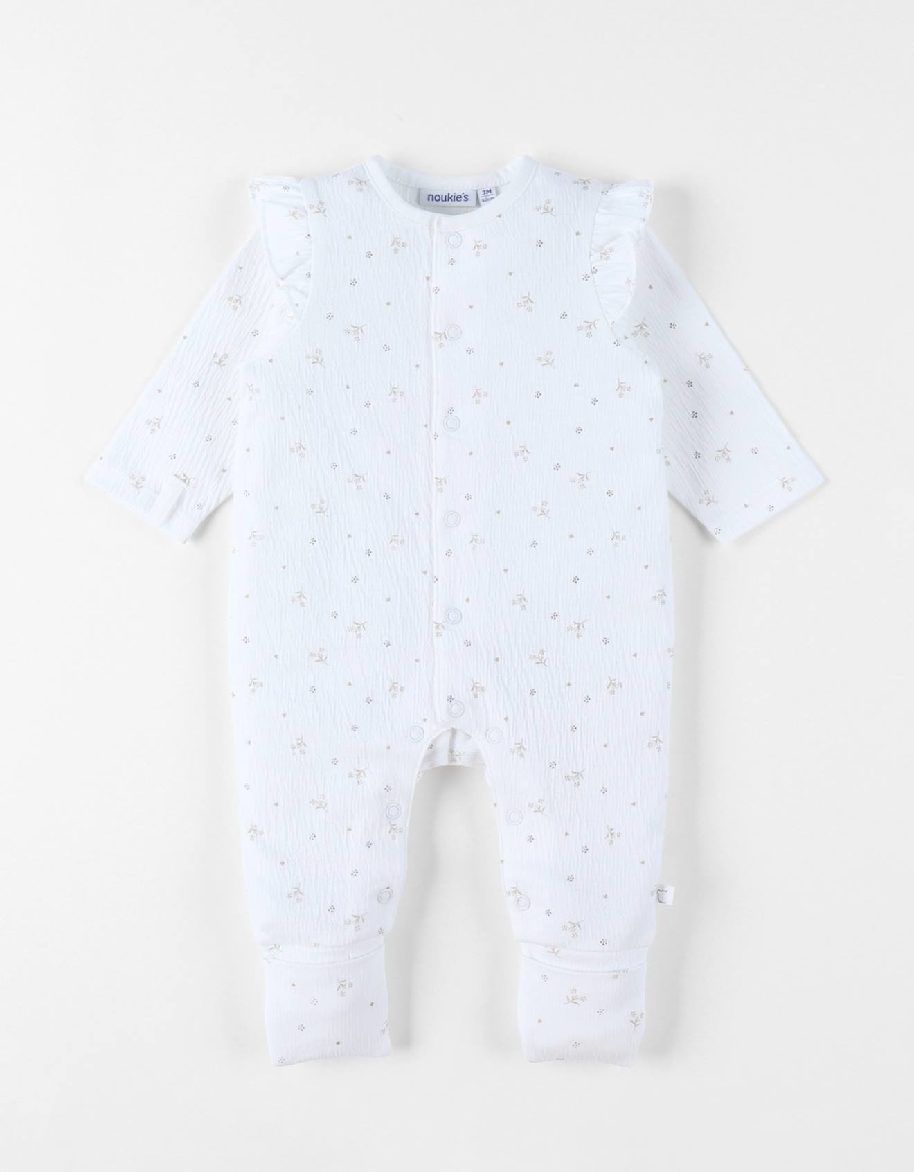 Pyjama Bébé Jersey Fantaisie Blanc