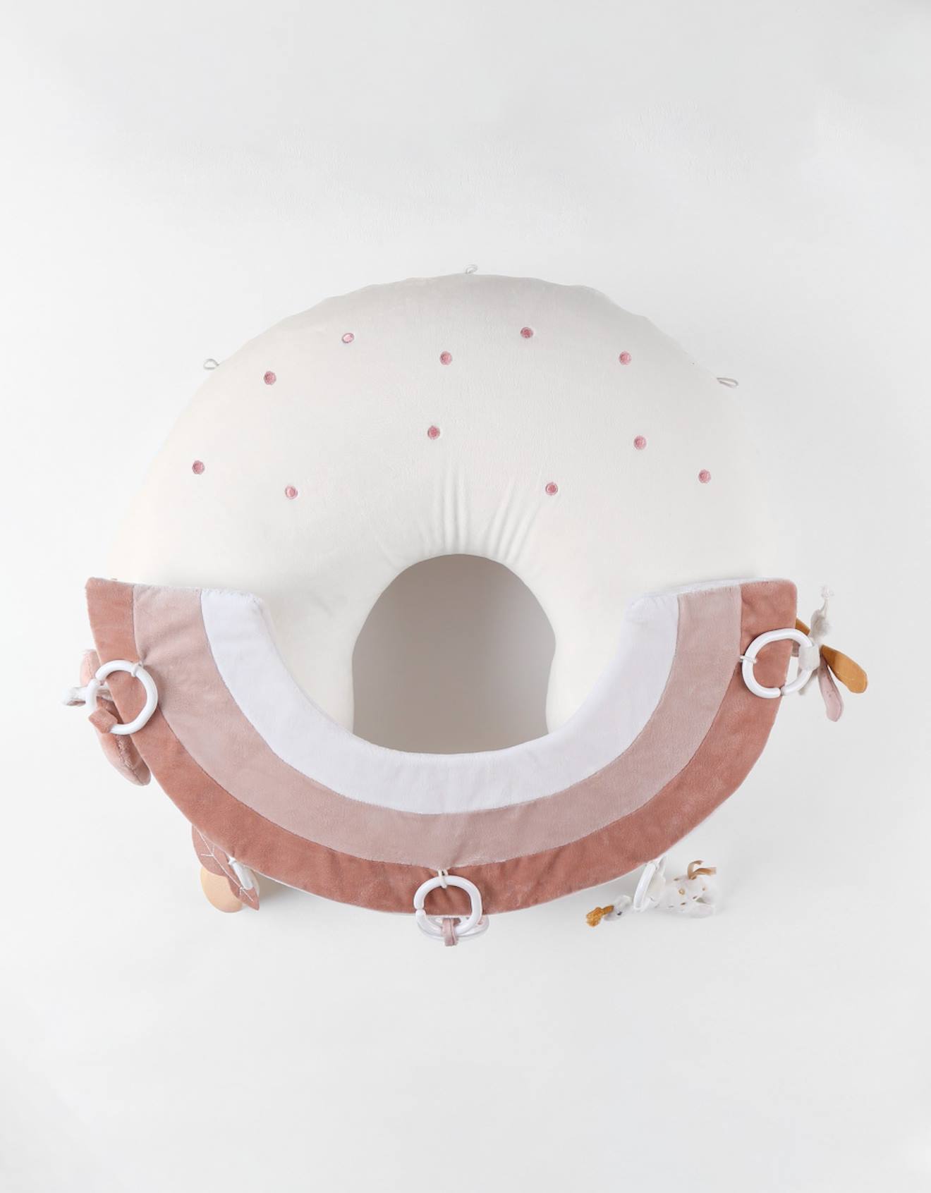 Coussin D'activités Veloudoux® Popsie Évolutif Blanc
