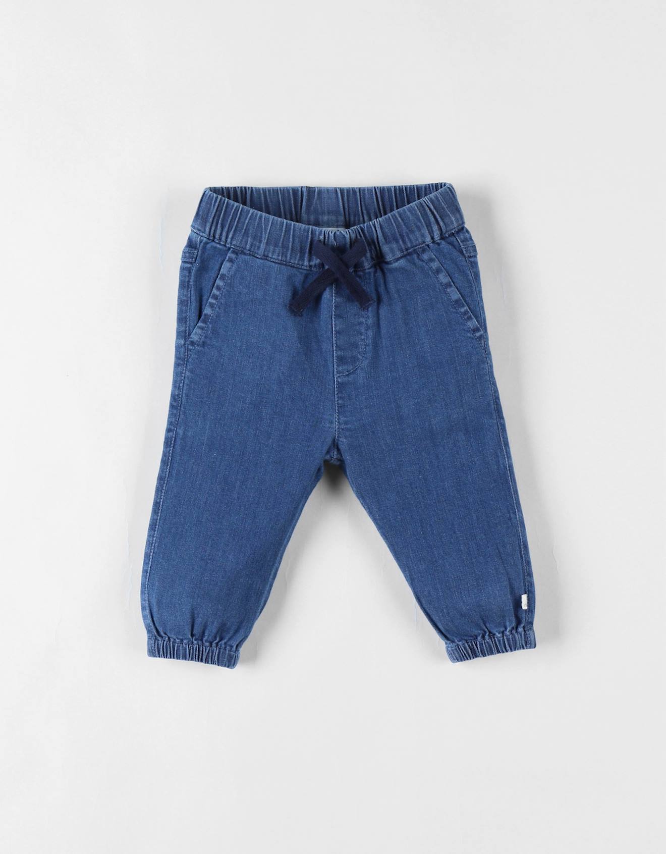Pantalon Garçon Denim Bleu