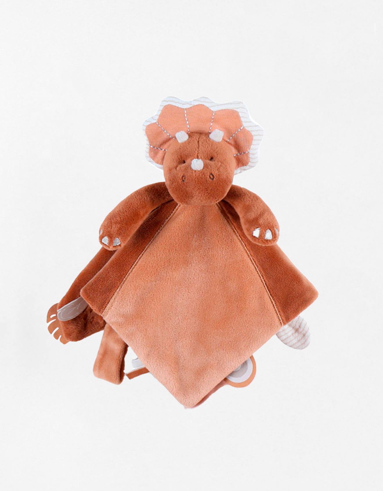 Doudou Ops En Veloudoux Marron