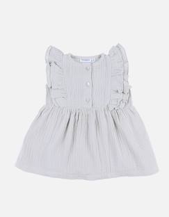 Bébé-Robe, jupe-Robe mousseline de coton