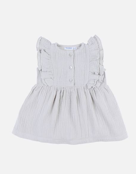 Bébé-Robe mousseline de coton