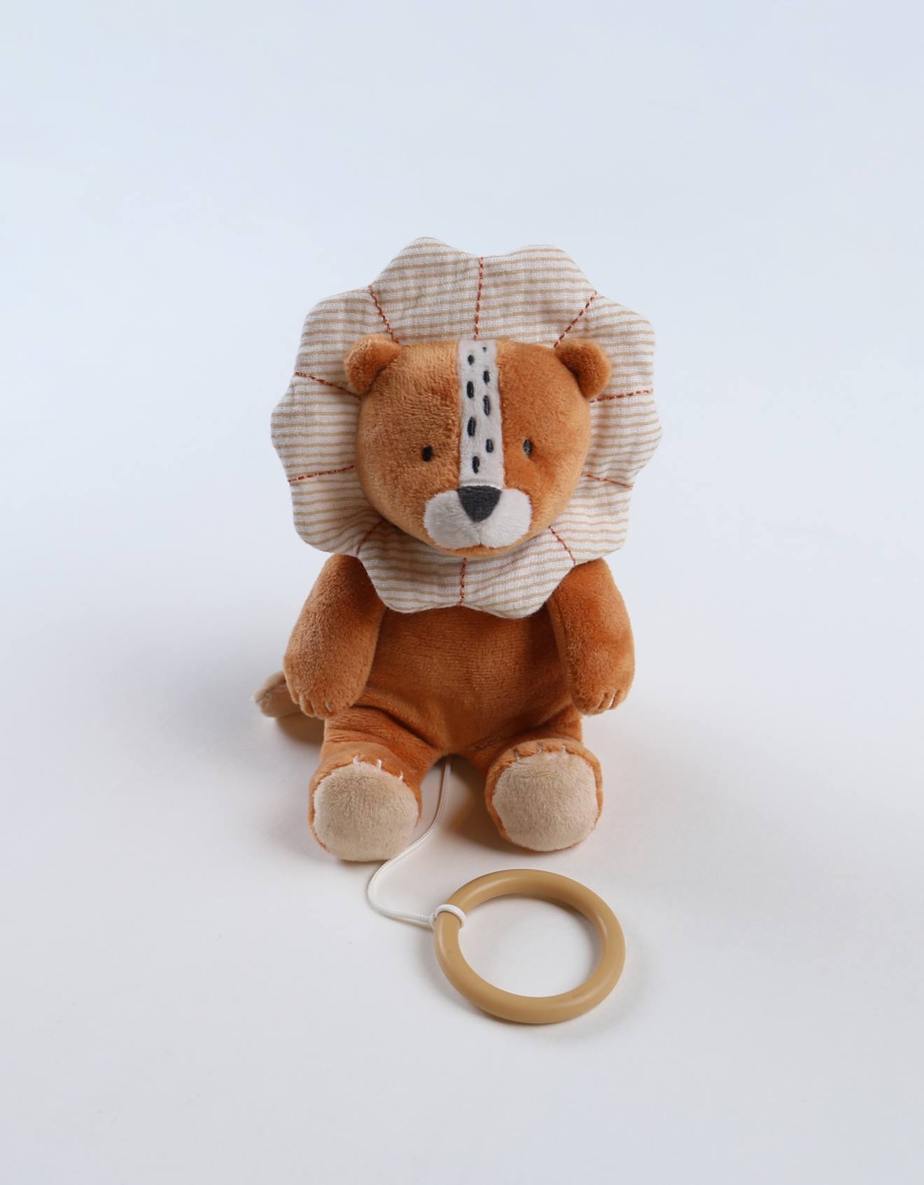 Noukies - Peluche Mini-musicale Babou En Veloudoux Marron