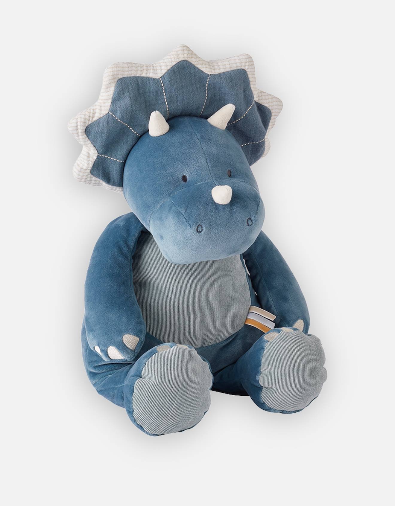 Noukies - Peluche Medium Ops En Veloudoux Bleu