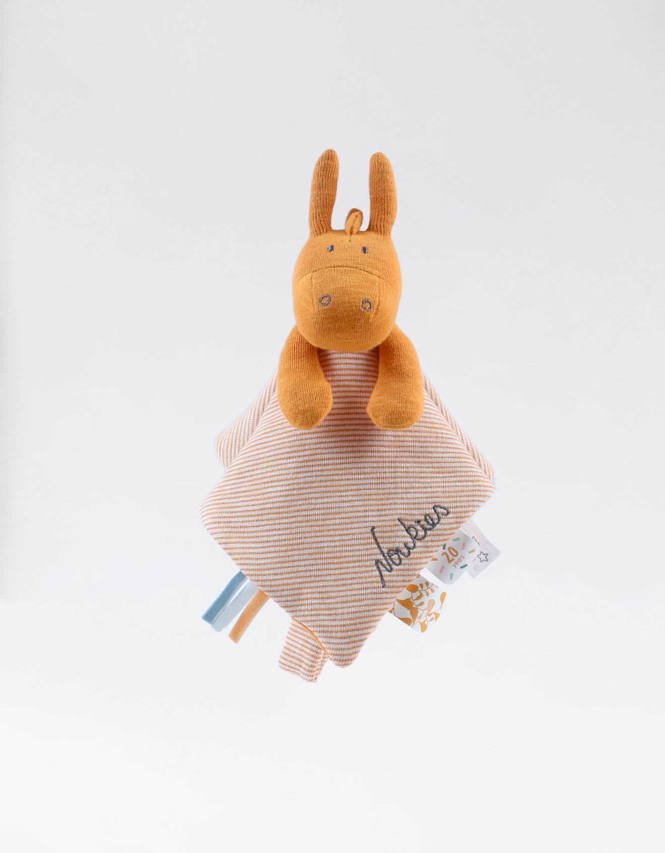 Doudou Paco En Coton Bio Jaune
