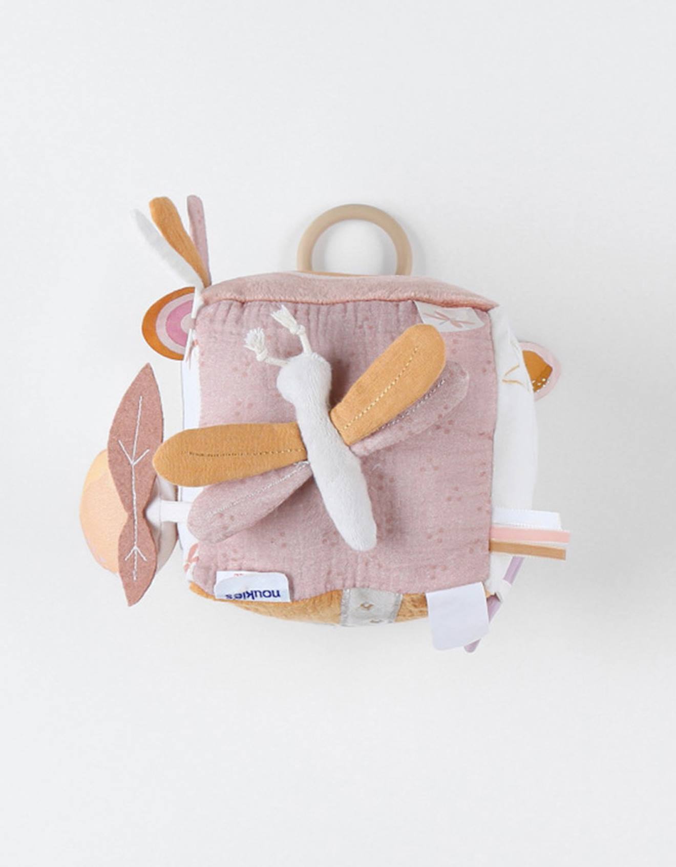 Cube D'activités Popsie Gigi & Louli En Veloudoux® Blanc
