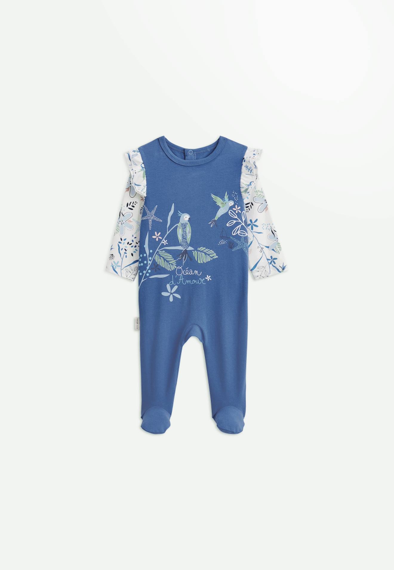 Pyjama Bébé Océan D'amour Bleu