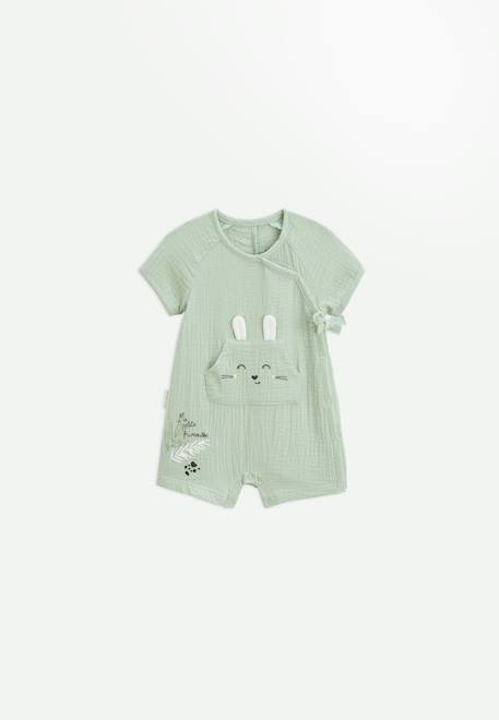 Barboteuse Sans Manches Naissance écru Vertbaudet | La Redoute