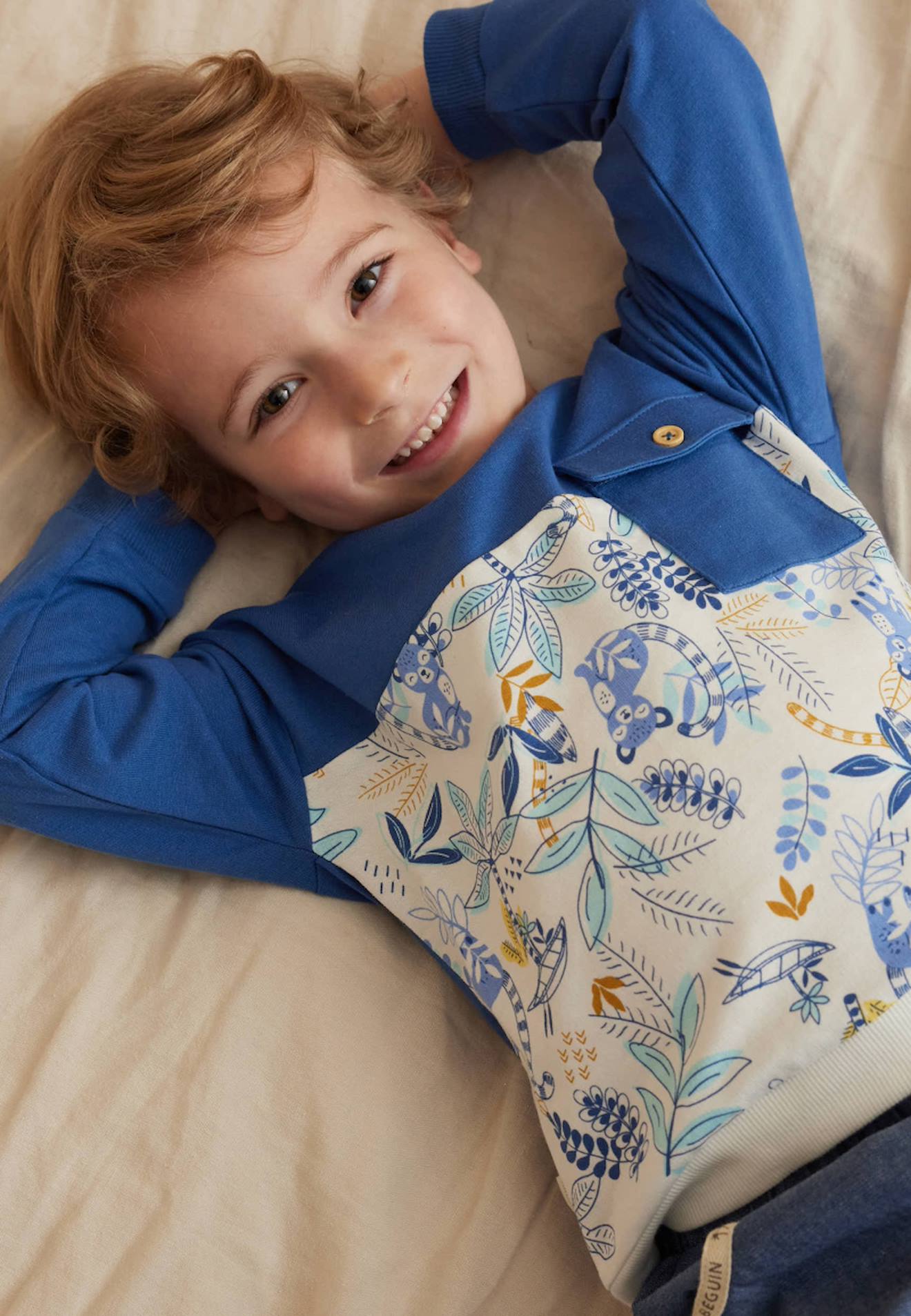 Sweat-shirt Bébé Gamboa Bleu