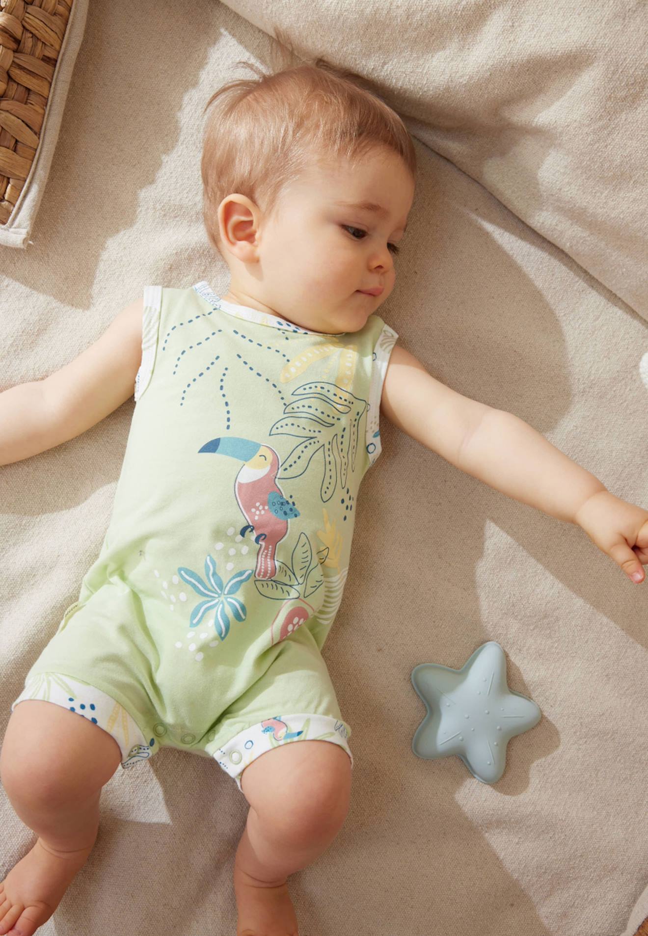 Barboteuse Bébé Moka Vert