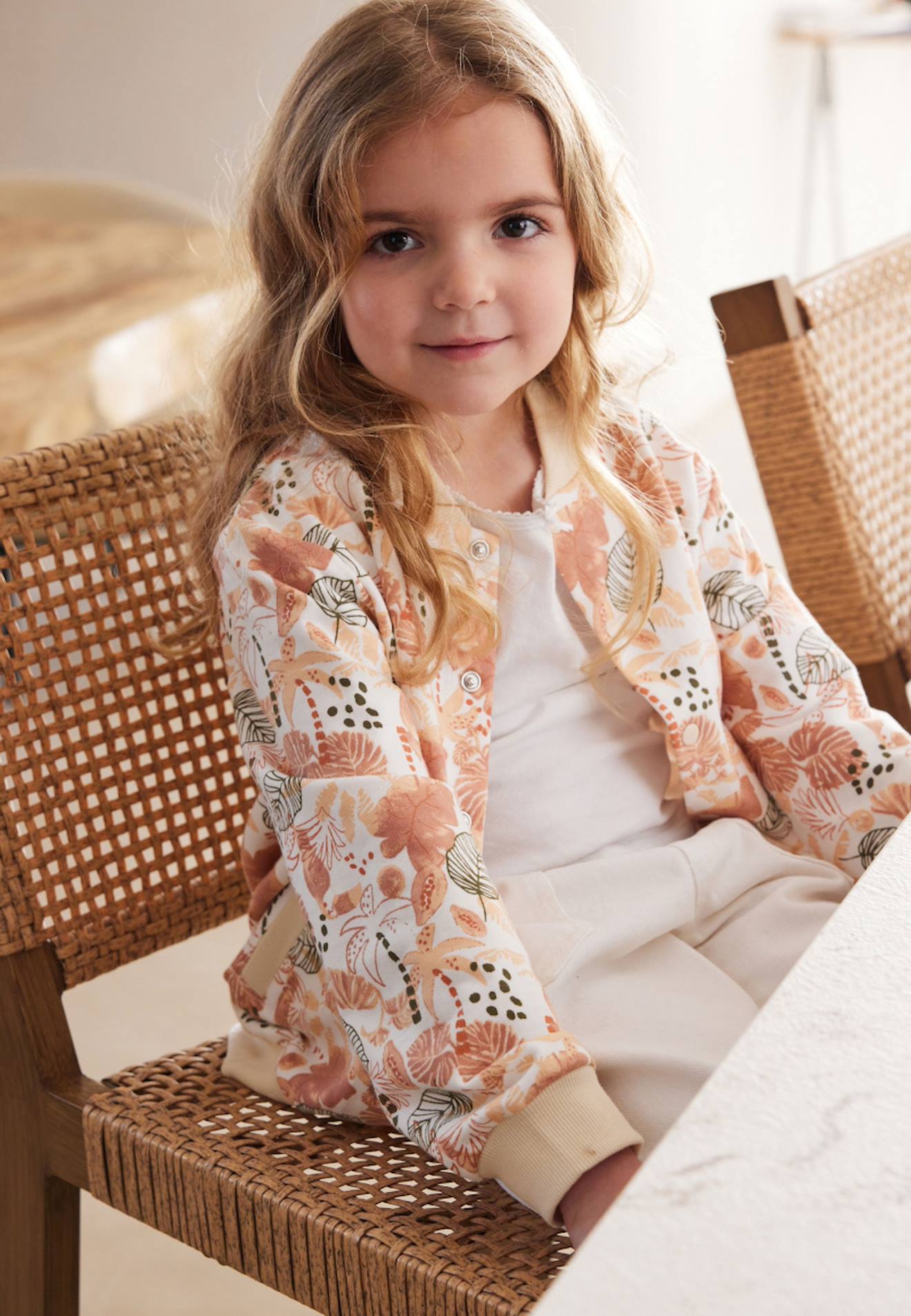 Veste Teddy Bébé Para Orange