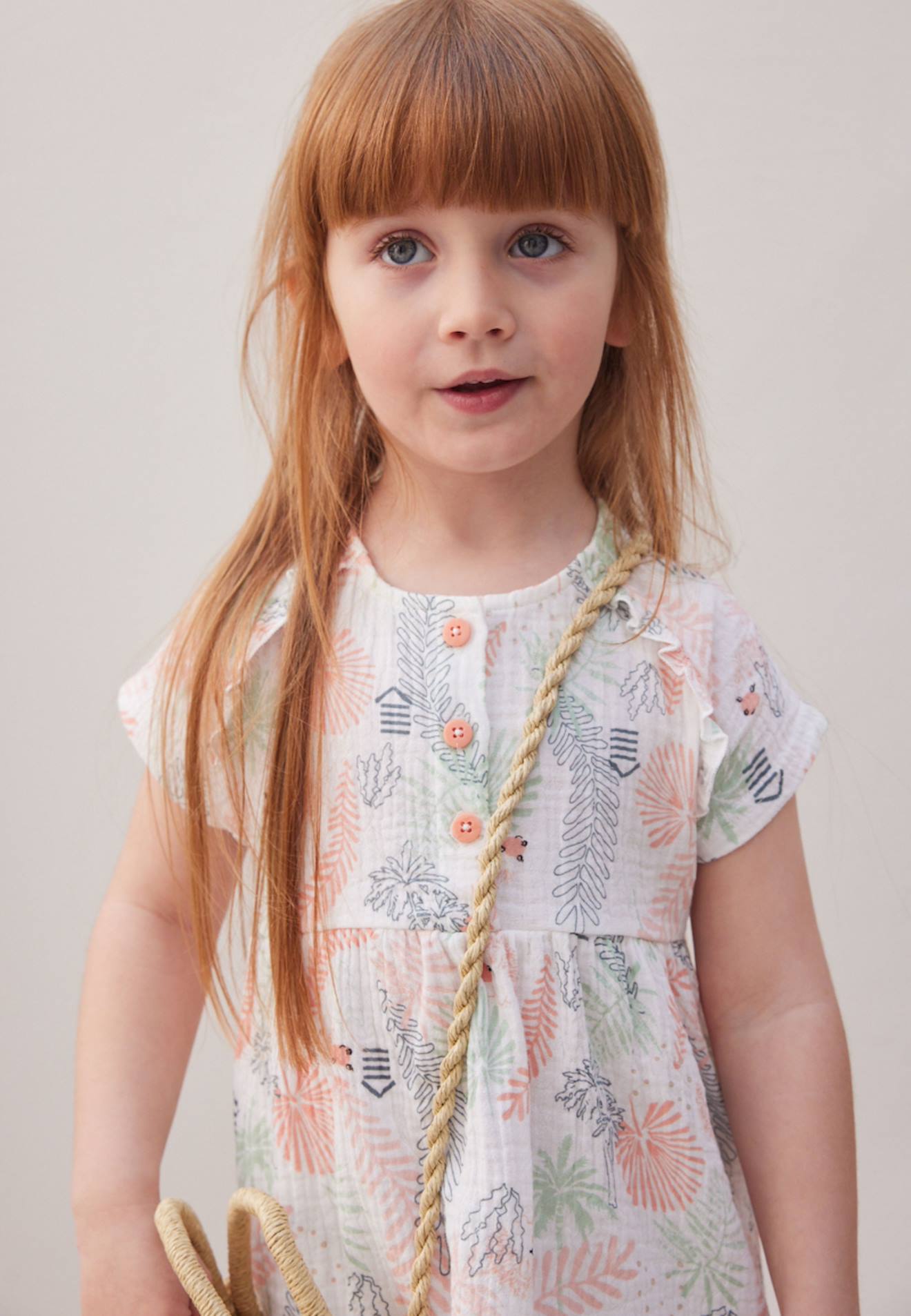 Robe Bébé En Gaze De Coton Cilaos Ecru