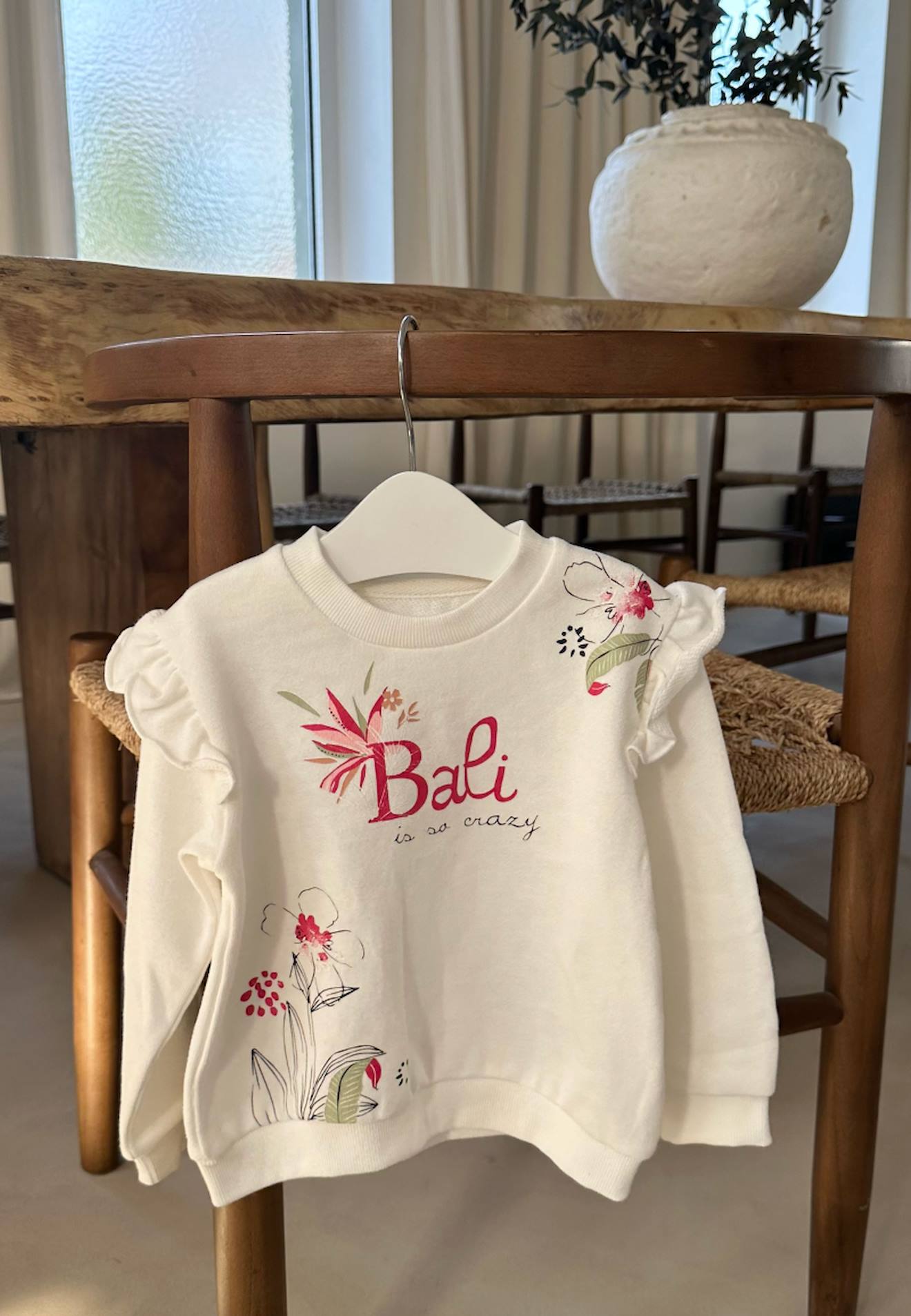 Sweat-shirt Enfant Olbia Ecru