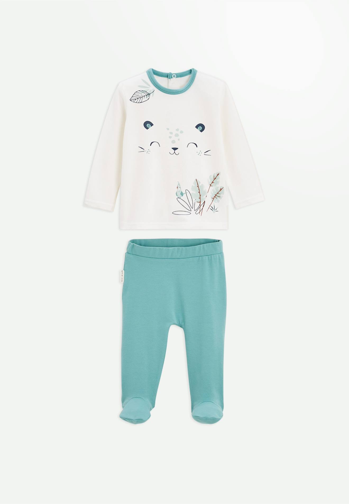 Pyjama Bébé 2 Pièces Belem Bleu