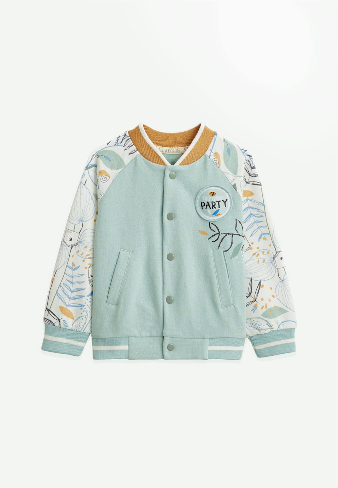 Veste Teddy Bébé Garden Party Vert