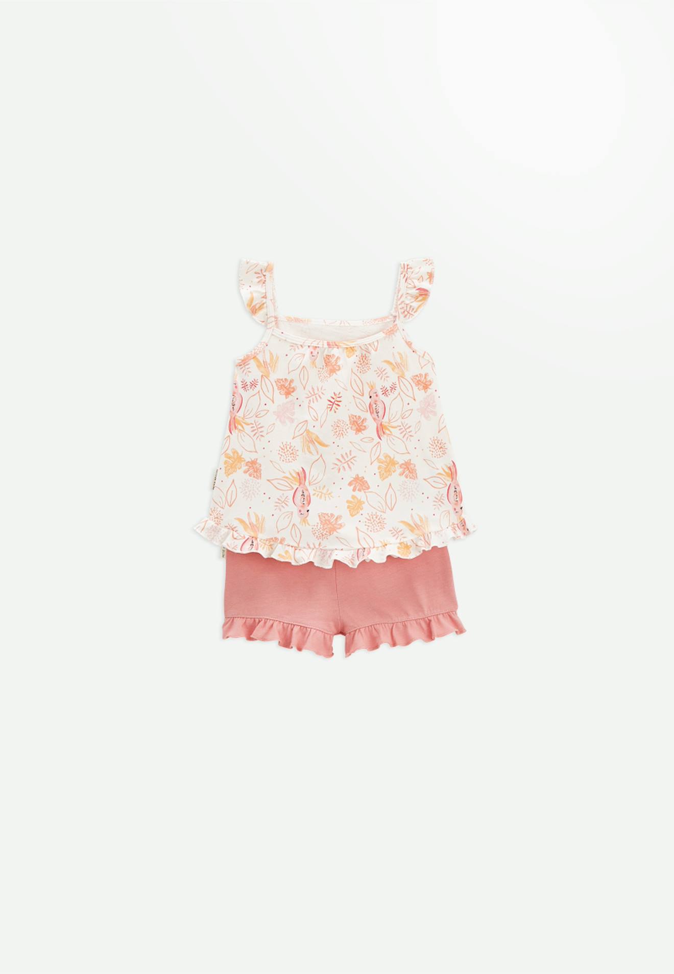 Pyjama Enfant Manches Courtes Sumba Rose