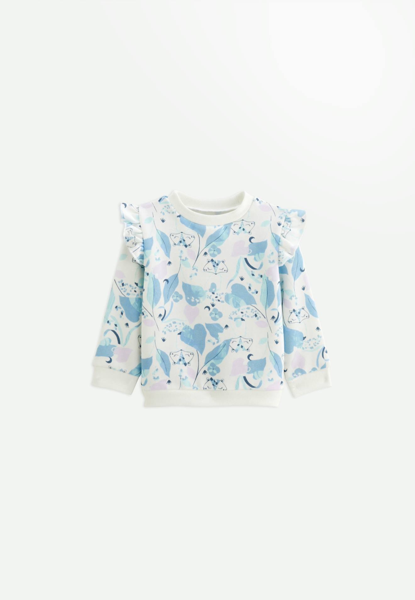 Sweat-shirt Bébé En Molleton Polarmoon Ecru
