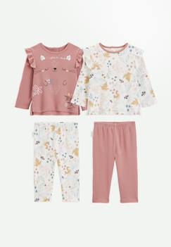 -Lot de 2 pyjamas bloom