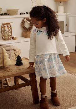 Bébé-Robe, jupe-Robe enfant en molleton polarmoon