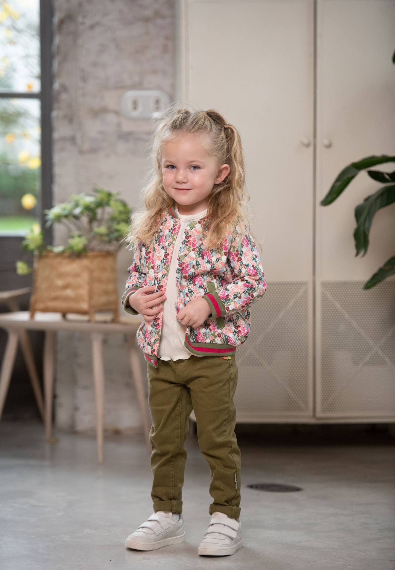 Pantalon Fille Crocus Vert